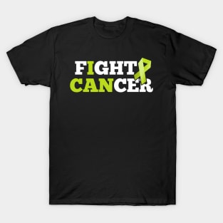 Fight Non-Hodgkin Lymphoma Lime Green Ribbon T-Shirt